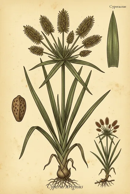Straw-coloured Flatsedge