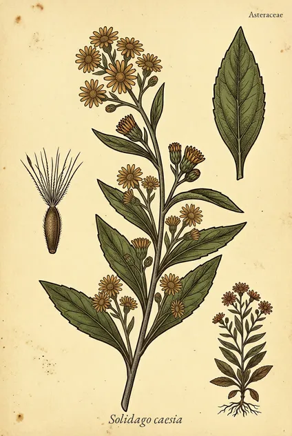 Blue-stemmed Goldenrod