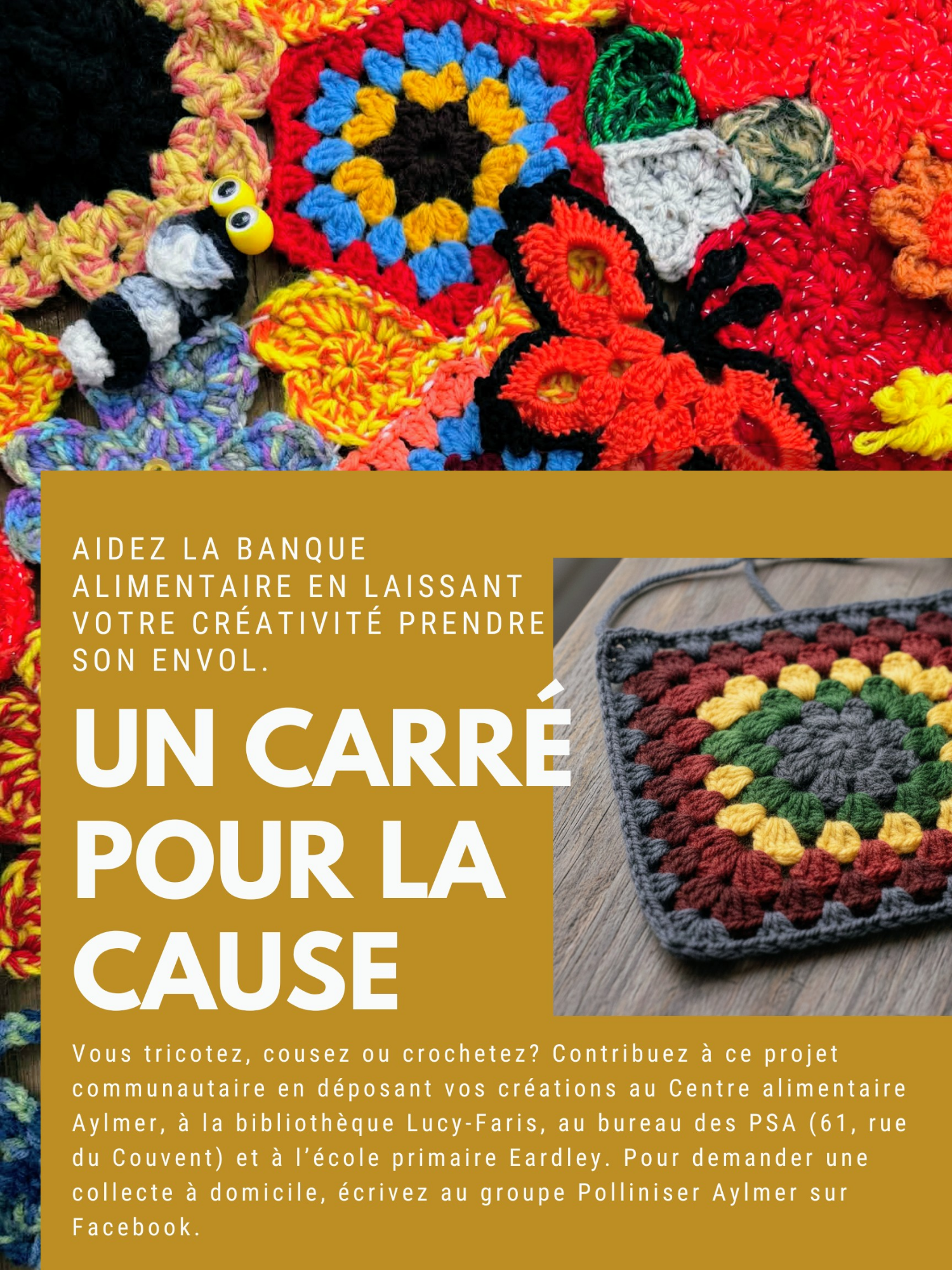 Dont knit, or sew, or crochet — Pollinate Aylmer and our Winter Happenings